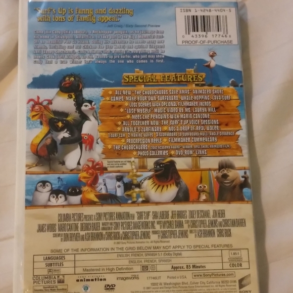 DVD 4 for $20 Surf's Up, date night movie night - Picture 2 of 5